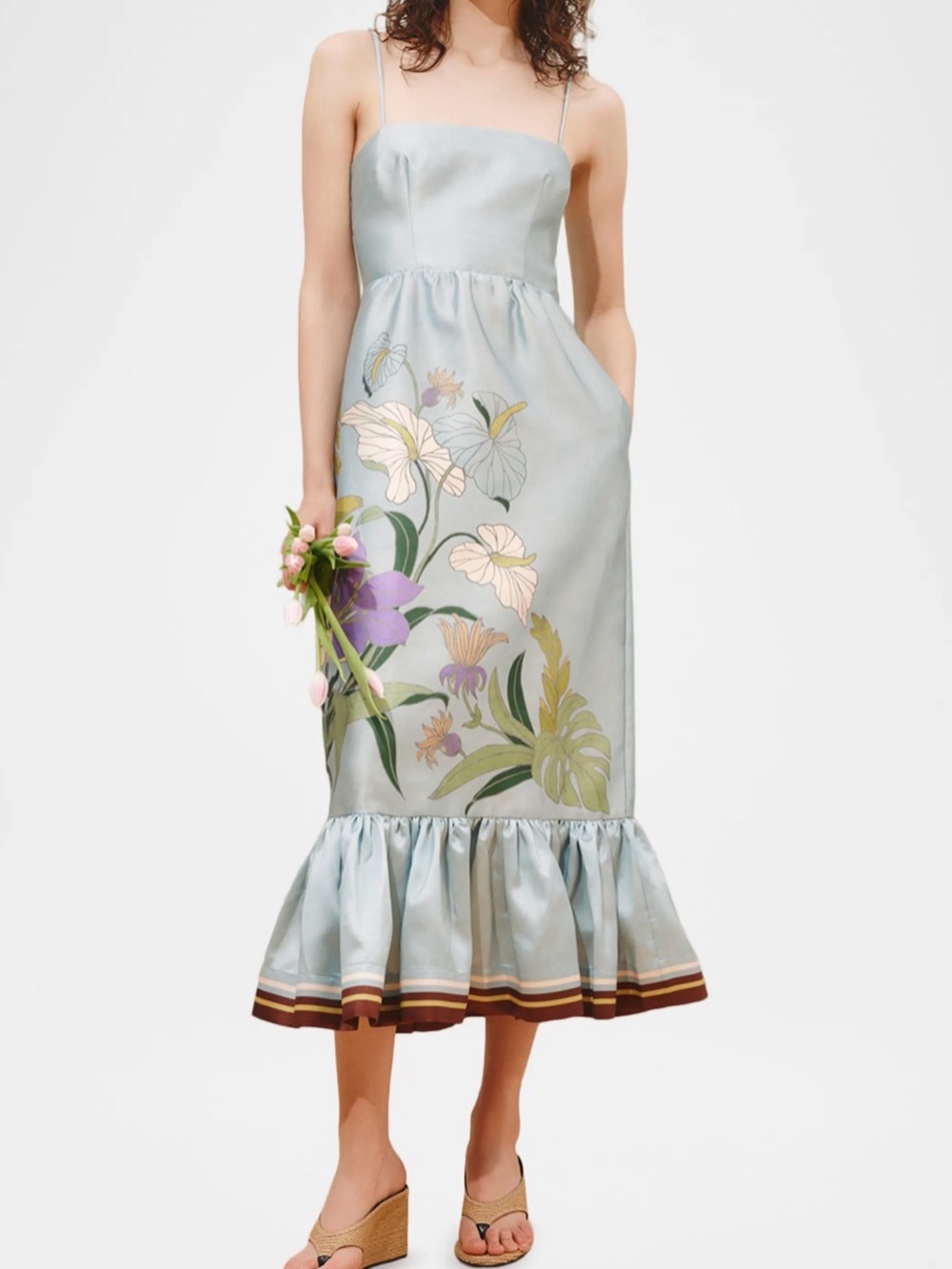 NWT Alemais Alfie Midi Dress Size US 4 - Picture 5 of 10